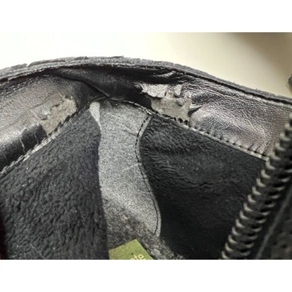 Remonte smooth black leather ankle booties. Size 38. - Picture 11 of 12